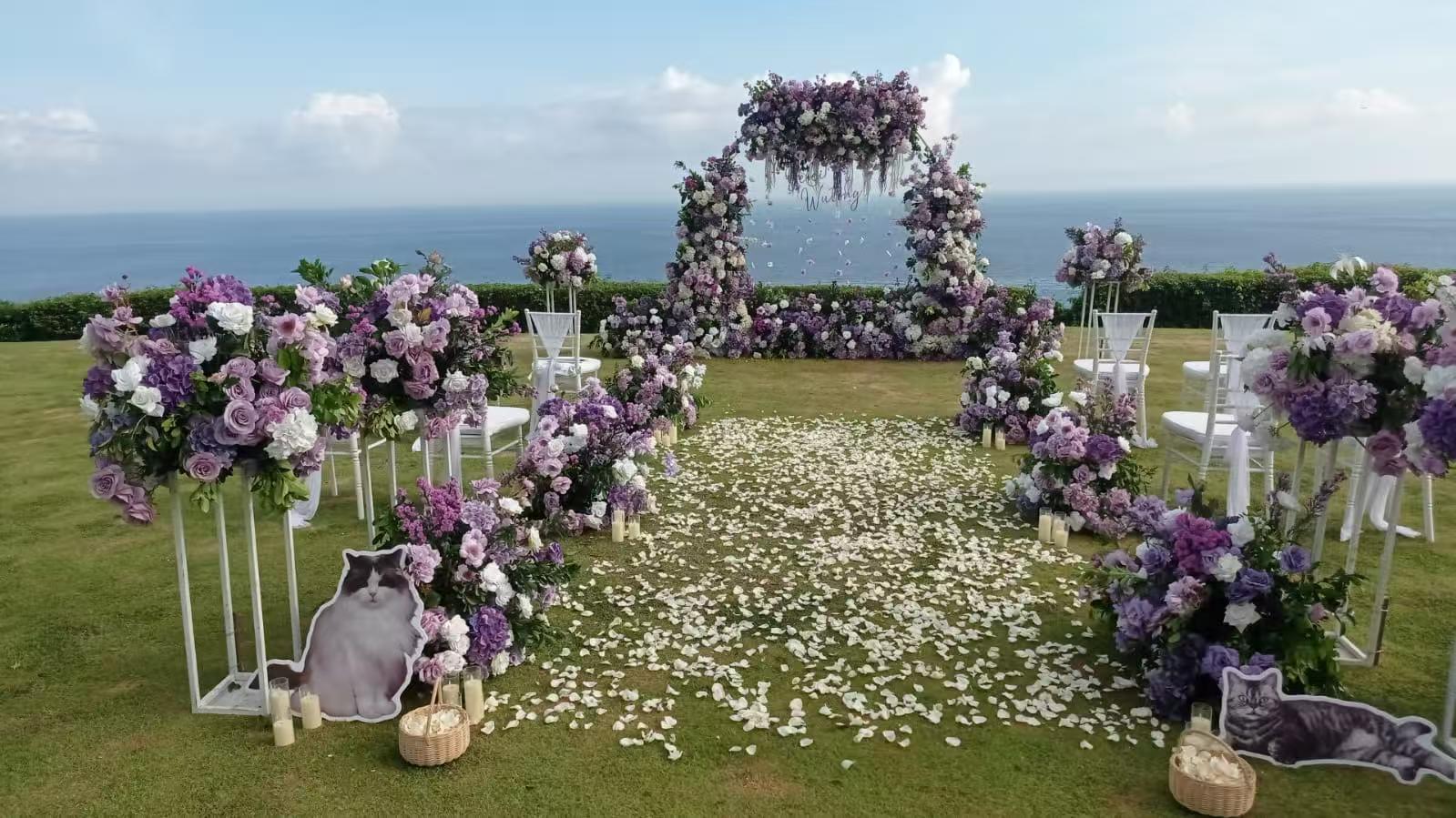 Purple Garden Pre-Wedding Shoot